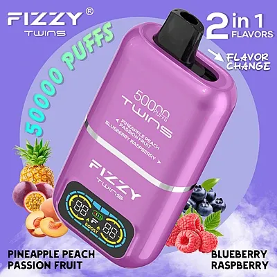 fizzy twins 50000 50k puffs du 3