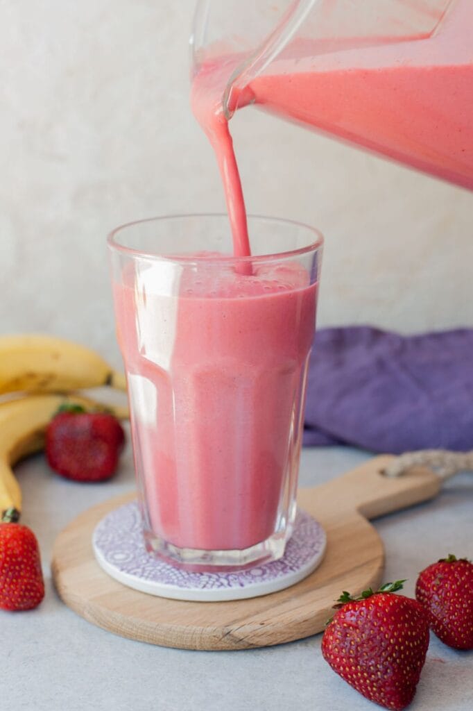 strawberry banana milkshake tr