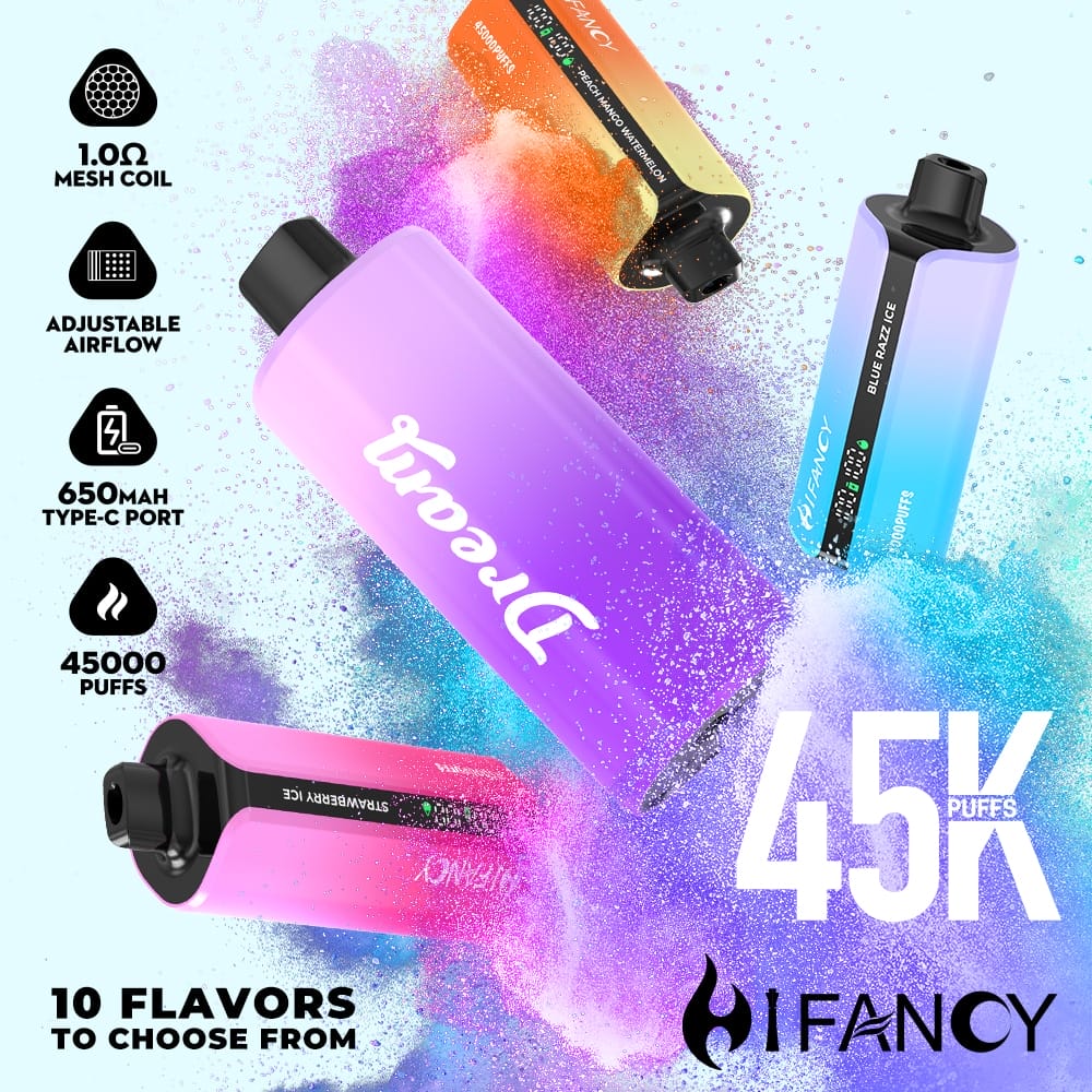 hifancy dream 45000 puffs e pa 9
