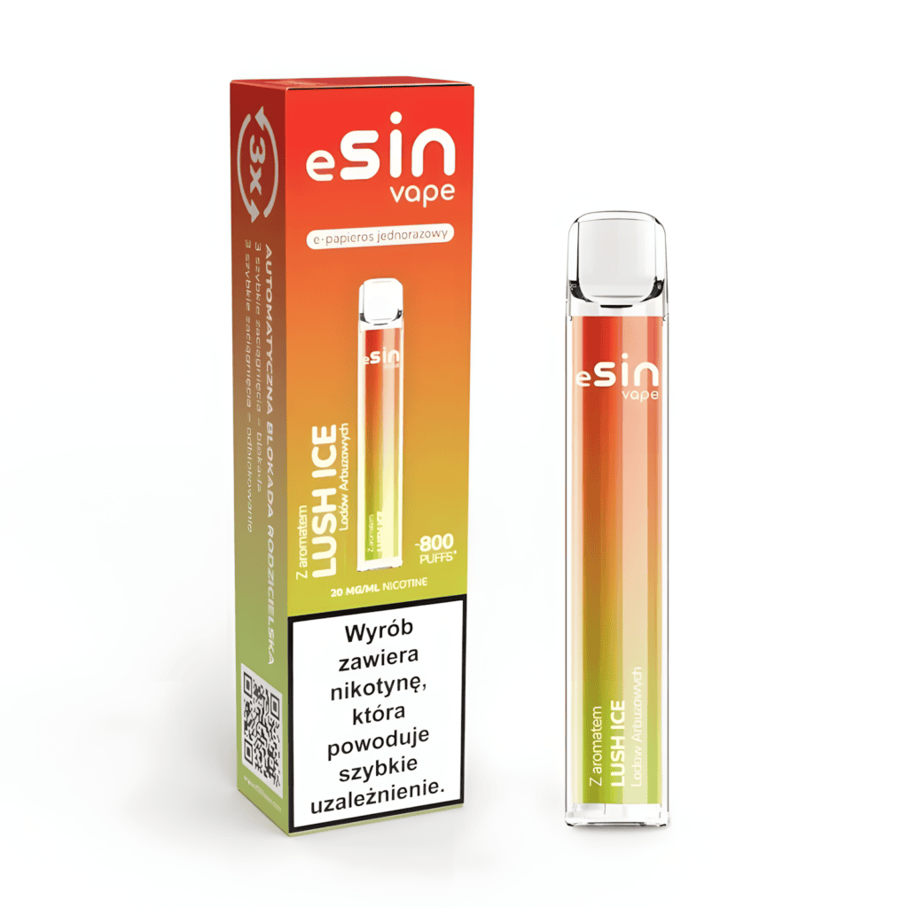esin vape 800puff 20mg lush ic