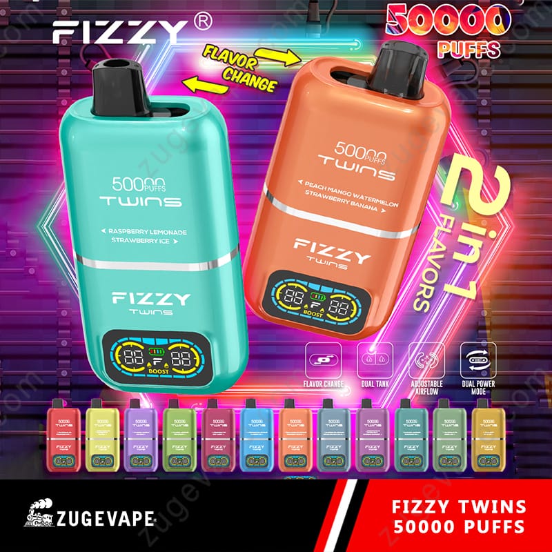fizzy twins 50000 puffs 1